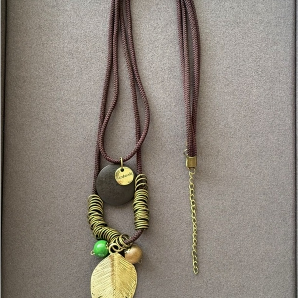 The Boho Leafline Double-Rope Necklace